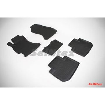 Коврики салона резиновые Seintex с бортиком для Subaru Forester 2013-2018 Коврики салона резиновые Seintex с бортиком для Subaru Forester 2013-2018