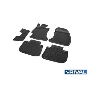 Коврики салона Rival полиуретан 5 штук для Subaru XV 2011-2017