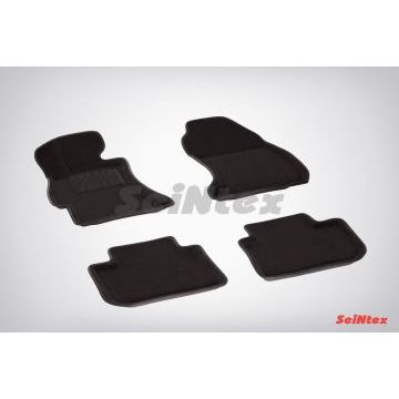 Коврики текстильные 3D Seintex чёрные для Subaru XV 2011-2017 Коврики текстильные 3D Seintex чёрные для Subaru XV 2011-2017