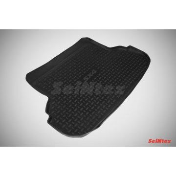 Коврик багажника Seintex полимерный на седан для Suzuki SX4 2006-2014