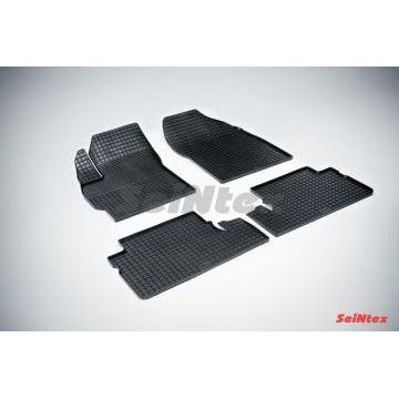 Коврики резиновые Seintex с рисунком Сетка для Toyota Auris 2007-2012