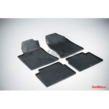Коврики резиновые Seintex с рисунком Сетка для Toyota Avensis 2003-2008 Коврики резиновые Seintex с рисунком Сетка для Toyota Avensis 2003-2008