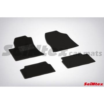 Коврики салона Lux текстильные Seintex чёрные для Toyota Avensis 2003-2008
