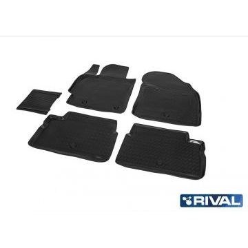 Коврики салона Rival полиуретан 5 штук для Toyota Corolla 2006-2013