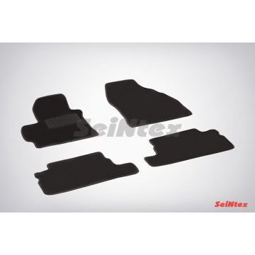Коврики салона Lux текстильные Seintex чёрные для Toyota Corolla 2006-2013