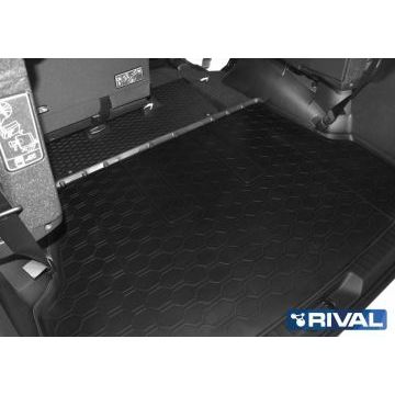 Коврик багажника Rival полиуретан на 7 мест для Toyota Fortuner 2017-