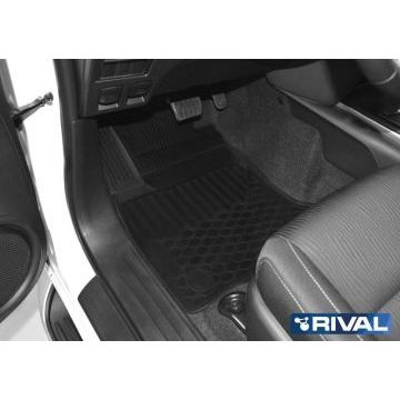 Коврики салона Rival полиуретан 5 штук для Toyota Fortuner 2017-