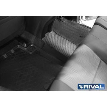 Коврики салона Rival полиуретан 5 штук для Toyota Fortuner 2017-