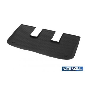 Коврики салона Rival полиуретан на 3 ряд для Toyota Fortuner 2017-