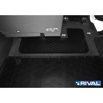 Коврики салона Rival полиуретан на 3 ряд для Toyota Fortuner 2017-