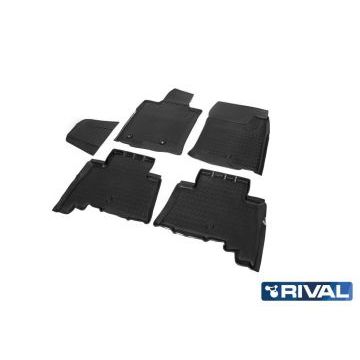 Коврики салона Rival полиуретан 5 штук для Toyota Land Cruiser Prado 150 2009-