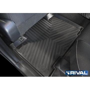 Коврики салона Rival литьевые резина 5 штук для Toyota RAV4 2013-2019