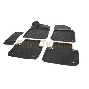 Коврики салона Rival полиуретан 5 штук для Volkswagen Touareg 2018- Коврики салона Rival полиуретан 5 штук для Volkswagen Touareg 2018-