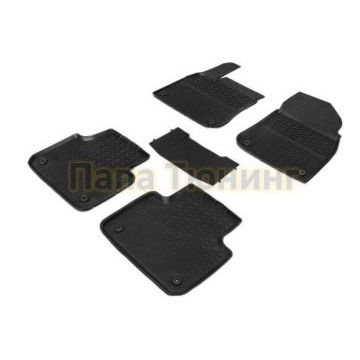 Коврики салона Rival литьевые резина 5 штук для Volkswagen Touareg 2018-
