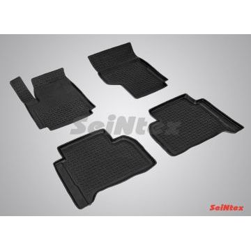 Коврики салона резиновые Seintex с бортиком для Volkswagen Amarok 2010- Коврики салона резиновые Seintex с бортиком для Volkswagen Amarok 2010-