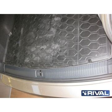 Коврик багажника Rival полиуретан на ровный пол для Volkswagen Tiguan 2016-