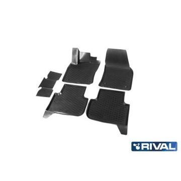 Коврики салона Rival полиуретан 5 штук для Volkswagen Tiguan 2016-