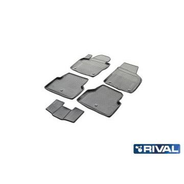 Коврики салона Rival полиуретан 5 штук для Volkswagen Tiguan 2011-2016