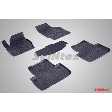 Коврики салона резиновые Seintex с бортиком для Volvo XC90 2006-2014
