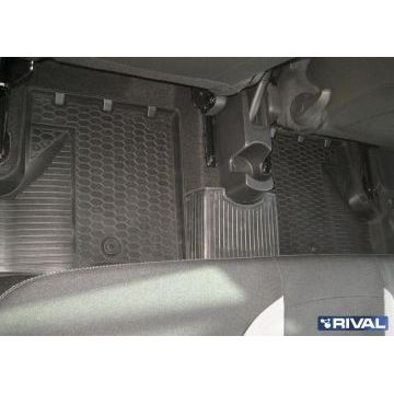 Коврики салона Rival полиуретан 5 штук на авто с бардачком для Lada X-RAY/Lada X-RAY Cross 2016-