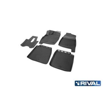 Коврики салона Rival полиуретан 5 штук на 5 дверей для Нива ВАЗ 2131 2009-