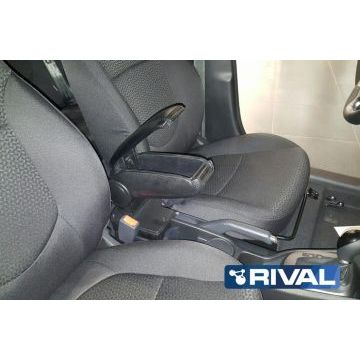 Подлокотник Rival чёрный для Kia Rio 2011-2017
