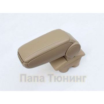 Подлокотник с боксом бежевый Omsa_Line для Peugeot 208 2013-