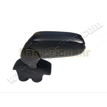 Подлокотник с боксом чёрный Omsa_Line для Peugeot 208 2013-