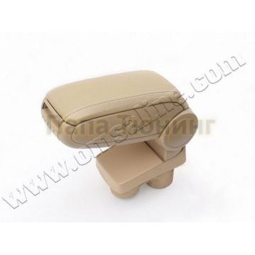 Подлокотник с боксом бежевый Omsa_Line для Peugeot 301 2013-