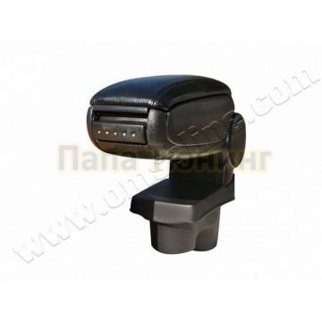 Подлокотник с боксом чёрный Omsa_Line для Peugeot 301 2013-