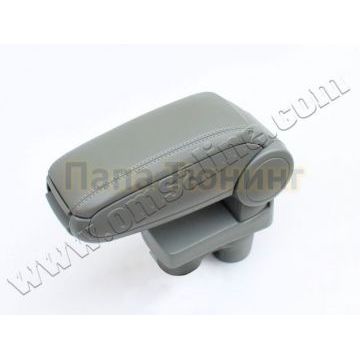 Подлокотник с боксом серый Omsa_Line для Peugeot 301 2013-