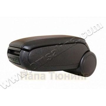 Подлокотник с боксом чёрный Omsa_Line для Renault Logan 2008-2015