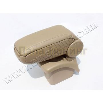 Подлокотник с боксом бежевый Omsa_Line для Renault Megane 2003-2009