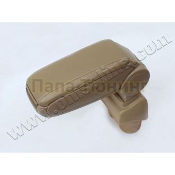 Подлокотник с боксом бежевый Omsa_Line для Volkswagen Caddy 2004-2009