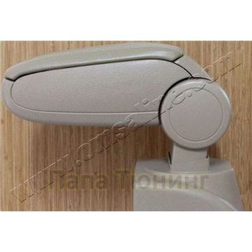 Подлокотник с боксом бежевый Omsa_Line для Volkswagen Golf 5 2003-2009