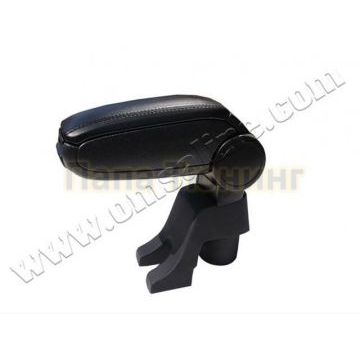 Подлокотник с боксом чёрный Omsa_Line для Volkswagen Polo 2009-2015