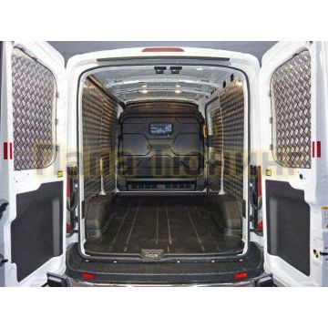Защитный алюминиевый вкладыш в кузов автомобиля комплект ТСС для Ford Transit 2014-