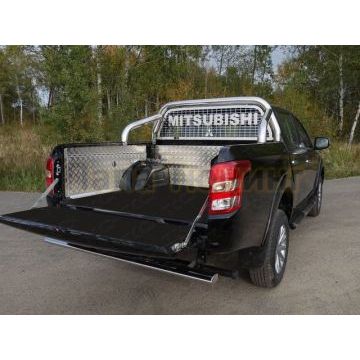 Защитный алюминиевый вкладыш в кузов автомобиля без борта и дна ТСС для Mitsubishi L200 2015-2019 Защитный алюминиевый вкладыш в кузов автомобиля без борта и дна ТСС для Mitsubishi L200 2015-2019