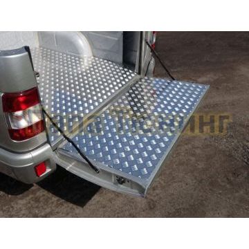 Защитный вкладыш для борта из алюминия ТСС для УАЗ Патриот Пикап 2015-