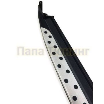 Пороги алюминиевые BMW Style OEM Tuning для Hyundai ix35 2010-2015