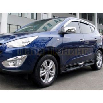 Пороги алюминиевые OEM Style для Hyundai ix35 2010-2015