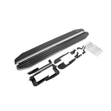 Пороги алюминиевые Rival Premium для Hyundai ix35/Kia Sportage 2010-2015