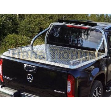 Защита кузова пикапа с фарой для крышки 75х42 мм для Mercedes-Benz X-Class 2018- Защита кузова пикапа с фарой для крышки 75х42 мм для Mercedes-Benz X-Class 2018-