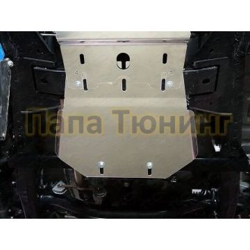 Защита раздатки ТСС алюминий 4 мм для Mitsubishi L200/Pajero Sport/Fiat Fullback 2013-2016