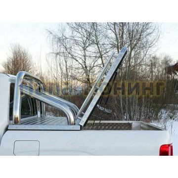 Защита кузова на крышку 76 мм ТСС для Volkswagen Amarok 2016- Защита кузова на крышку 76 мм ТСС для Volkswagen Amarok 2016-