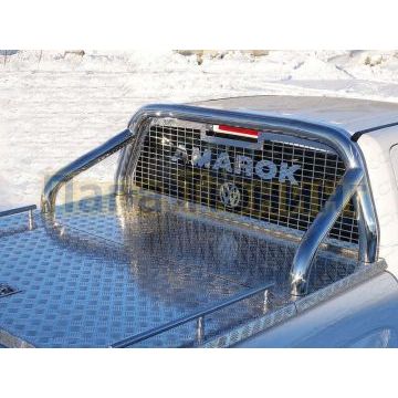 Защита кузова и заднего стекла на крышку 76 мм ТСС для Volkswagen Amarok 2016- Защита кузова и заднего стекла на крышку 76 мм ТСС для Volkswagen Amarok 2016-