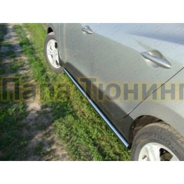 Пороги труба 60 мм ТСС для Hyundai ix35 2010-2015 Пороги труба 60 мм ТСС для Hyundai ix35 2010-2015