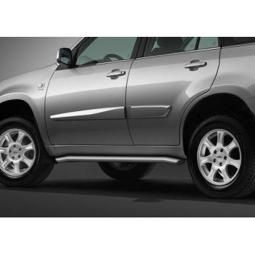 Защита штатных порогов 57 мм Rival для Chery Tiggo FL 2013-2016