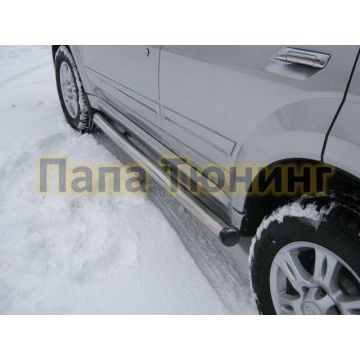 Пороги труба d57 вариант 2 РусСталь для Great Wall Hover H3 2010-2014