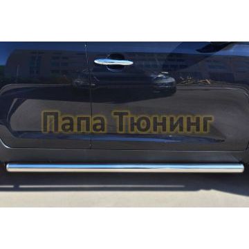 Пороги труба d57 вариант 3 РусСталь для Kia Sportage 2010-2015